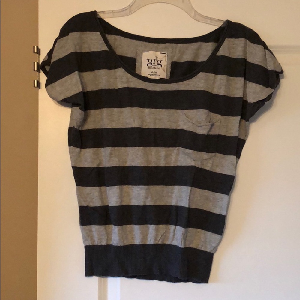 Garage striped short sleeve tee